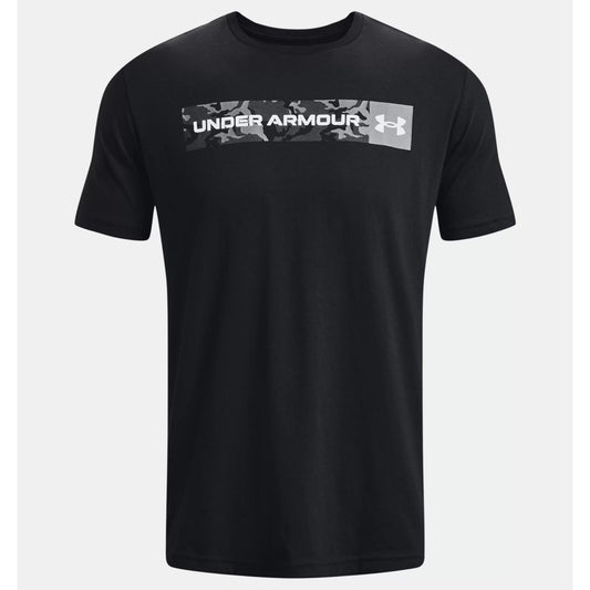 Under Armour Camo Chest Stripe T-Shirt Men's (Black 001)