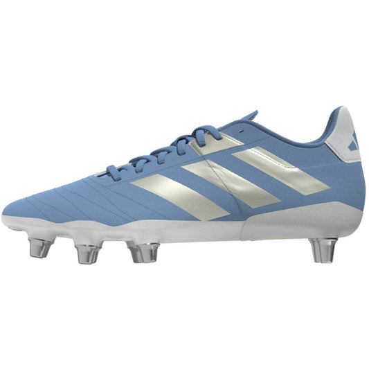 Adidas Kakari Soft Ground Rugby Boots Men's (Blue Silver IE3580)