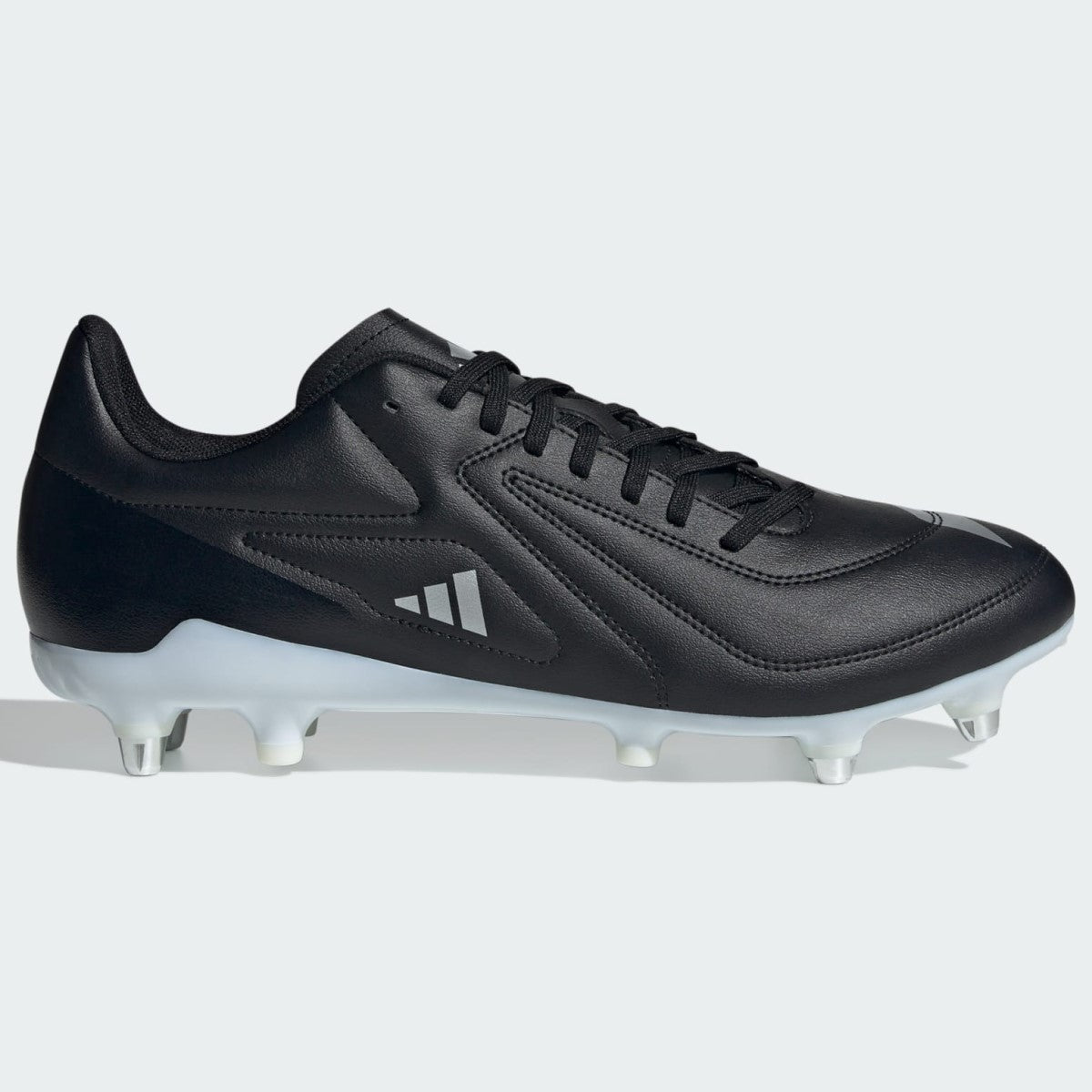 Adidas Rs 15 Soft Ground Rugby Boots Men's (Black Silver IE3603)