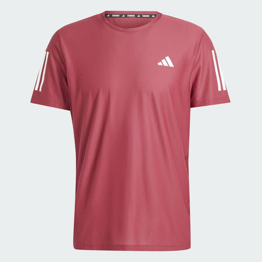 Adidas Own The Run T-Shirt Men's (Burgundy IM5409)