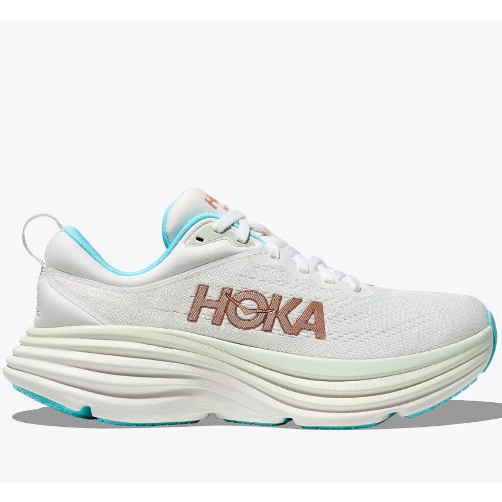 Hoka Bondi 8 Running Shoes Women's (Frost Rose Gold)