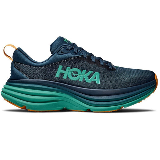 Hoka Bondi 8 Running Shoes Men's (Midnight Shoreline)