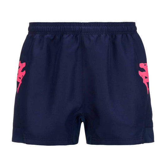 Kappa Stade Francais Rugby Shorts Men's (Navy Pink)