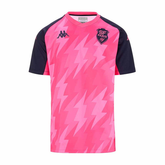 Kappa Stade Francais V Neck Jersey Men's (Pink A06)