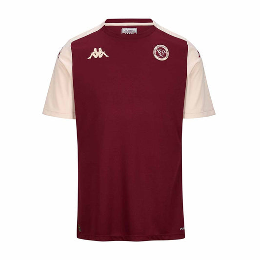 Kappa Union Bordeaux Begles Rugby Training Jersey Men's (Maroon A03)