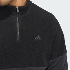 Adidas Ultimate 365 Fleece Quarter Zip Top Men's (Black IW1414)