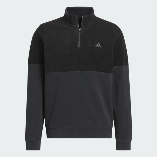 Adidas Ultimate 365 Fleece Quarter Zip Top Men's (Black IW1414)