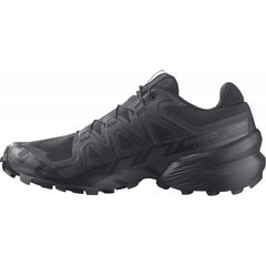 Salomon Speedcross 6 Trail Shoes Men's Wide (Black)