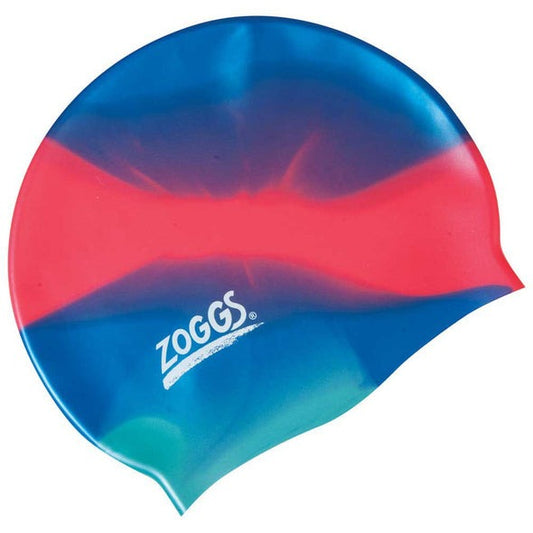 Zoggs Silicone Multi Colour Swimming Hat Kid's