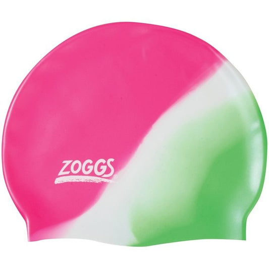 Zoggs Silicone Multi Colour Swimming Hat Kid's