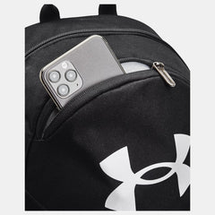 Under Armour Hustle Lite Backpack (Black Silver 002)