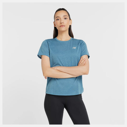 New Balance Athletics T-Shirt Women's (Terrarium Heather)