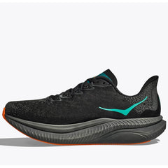 Hoka Mach 6 Running Shoes Men's (Black Electric Tangerine)