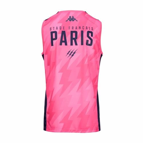 Kappa Stade Francais Abriz Pro 8 Singlet Men's (Pink)