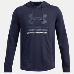 Under Armour Rival Terry Graphic Hoodie Men's (Midnight Navy 411)