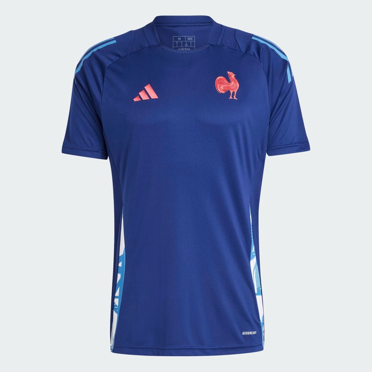 Adidas France Performance Rugby T-Shirt Men's (Dark Blue JC7163)