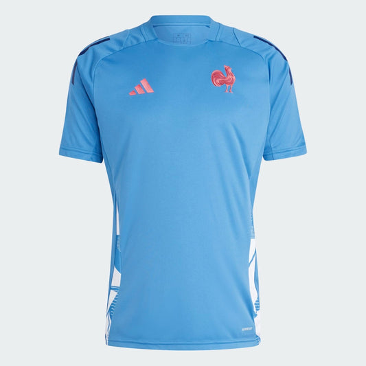 Adidas France Performance Rugby T-Shirt Men's (Blue JC7164)