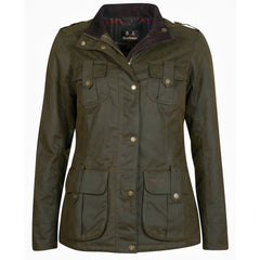 Barbour Winter Defense Waxed Jacket Women's (Olive)