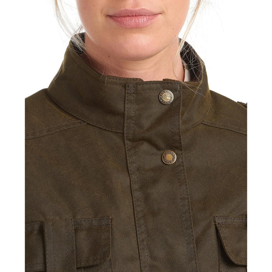 Barbour Winter Defence Waxed Jacket Women's (Olive)