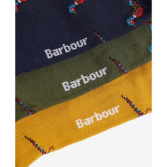 Barbour Pheasant Socks Gift Set Men's