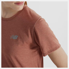 New Balance Athletics T-Shirt Women's (Sparrow Heather)