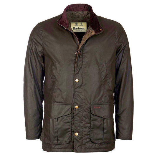 Barbour Hereford Waxed Cotton Jacket Men's (Olive)