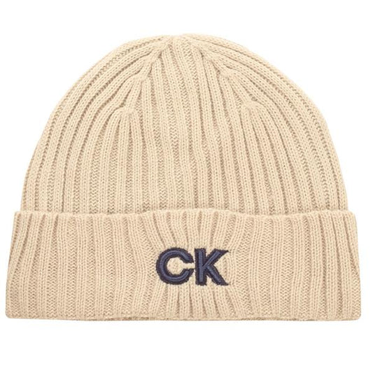 Calvin Klein RIbbed Knit Beanie Men's