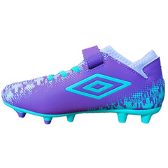 Umbro Formation II Velcro FG Football Boots Junior (Amarath Purple)