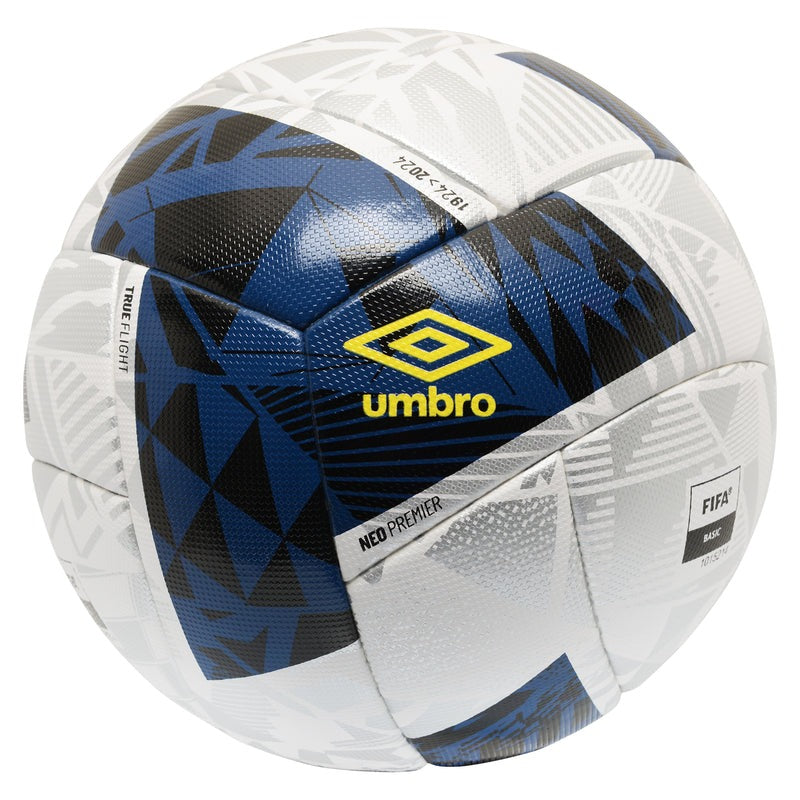 Umbro Neo Swerve Premier Football (White Blue)