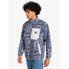 Quiksilver Clean Coast Zip Up Fleece Men's (Blue Pacific)