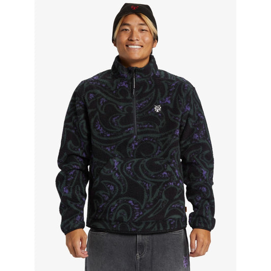 Quiksilver Mercury Half Zip Fleece Men's (Black)