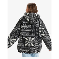 Roxy Obsessed With You Fleece Women's (Black White)