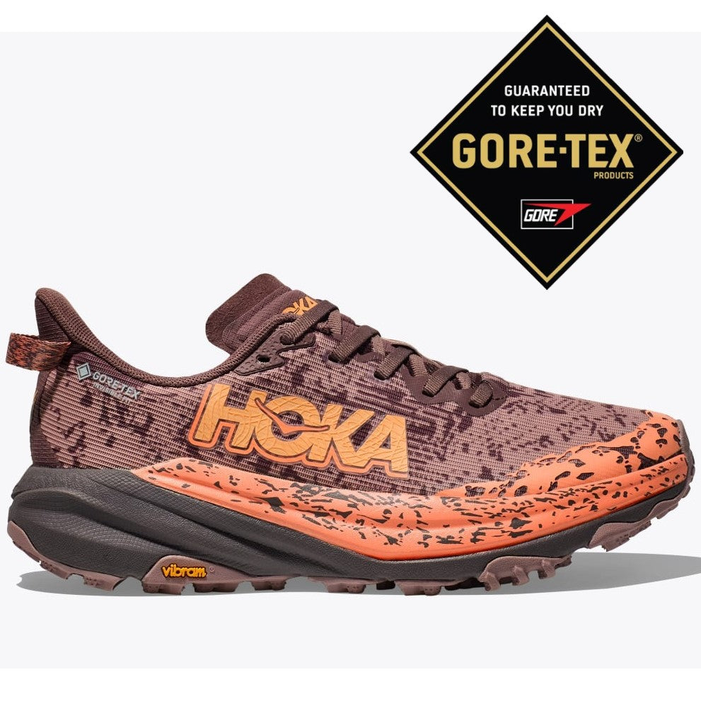 Hoka Speedgoat 6 GoreTex Trail Shoes Women's (Smokey Quartz)