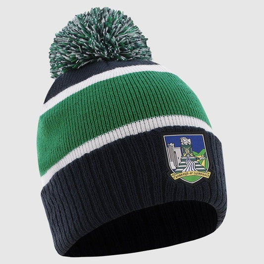 O'Neill's Limerick GAA Dynamo Bobble Hat Kid's (Marine Emerald)