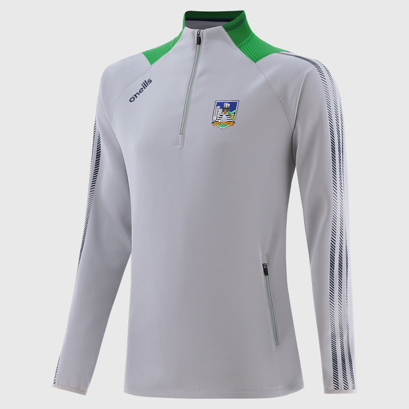 O'Neill's Limerick GAA Dynamo 244 Half Zip Top Kid's (Silver Green)