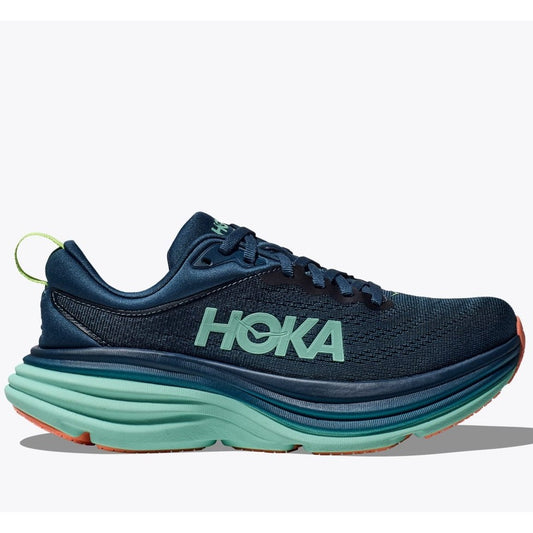 Hoka Bondi 8 Running Shoes Women's (Midnight Seafoam)