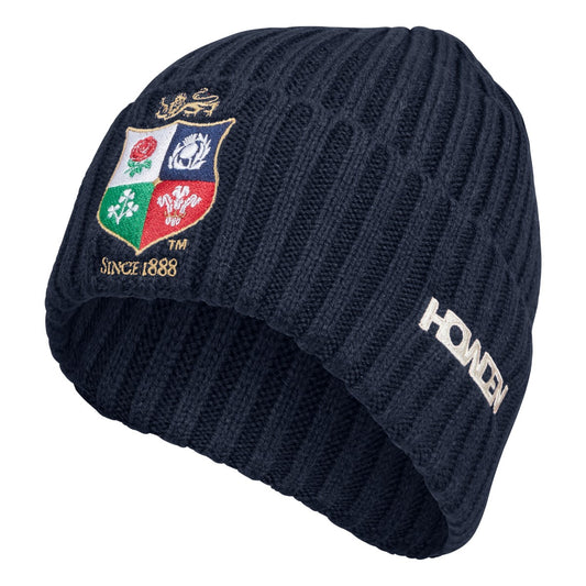 Canterbury Lions Fleece Lined Beanie Hat Navy