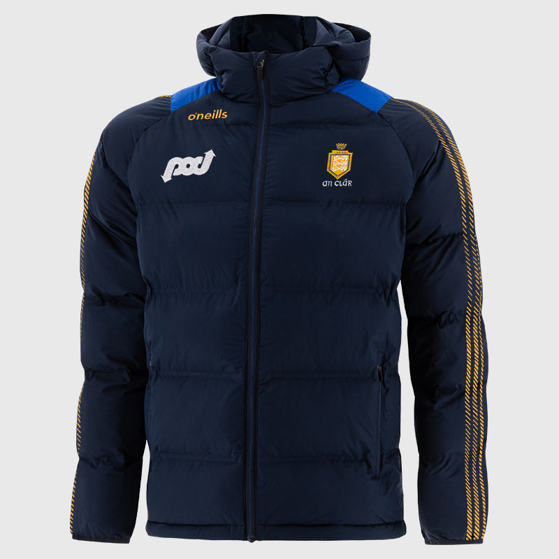 O'Neills Clare GAA Dynamo Hooded Padded Jacket 72 Men's (Marine)