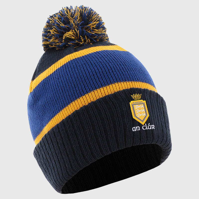 O'Neills Clare GAA Dynamo Bobble Hat Kid's (Marine Royal)