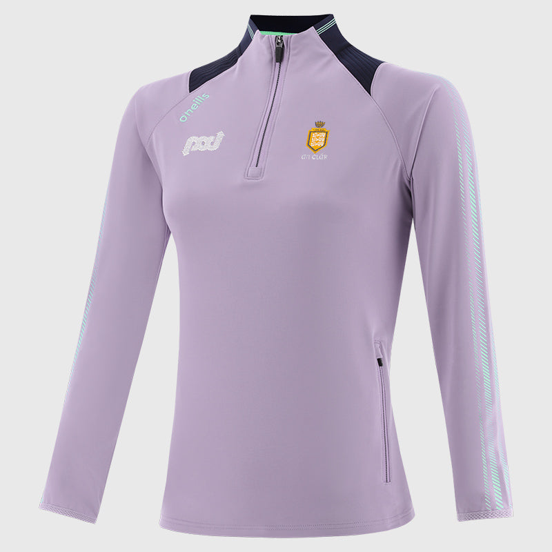 O'Neills Clare GAA Dynamo 184 Half Zip Top Girl's (Purple Marine)