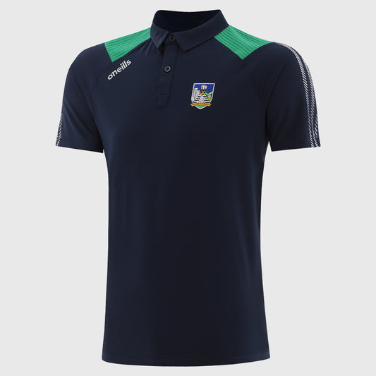 O'Neills Limerick GAA Dynamo 061 Polo Shirt Men's (Marine)