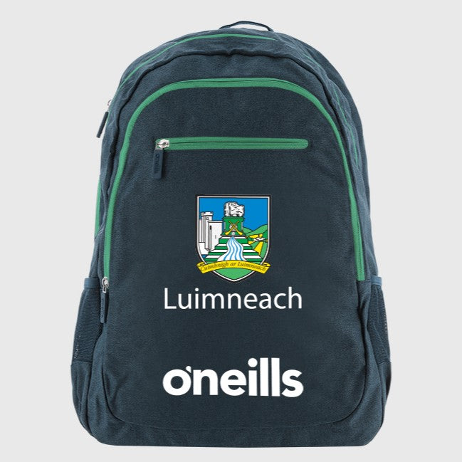 O’Neills Limerick GAA Dynamo B03 Backpack Unisex (Navy Green)