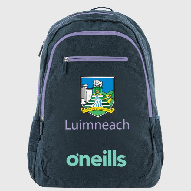 O’Neills Limerick GAA Dynamo B03 Backpack Girls-Ladies (Marine Purple)