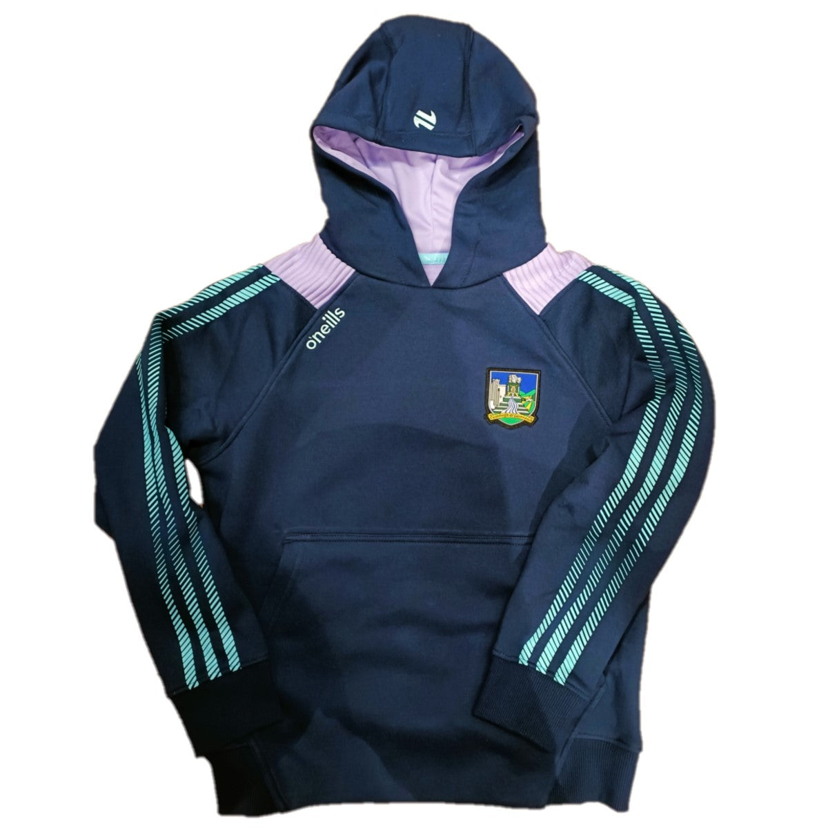 O'Neill's Limerick GAA Dynamo 011 Tech Hoodie Girl's (Navy Purple)