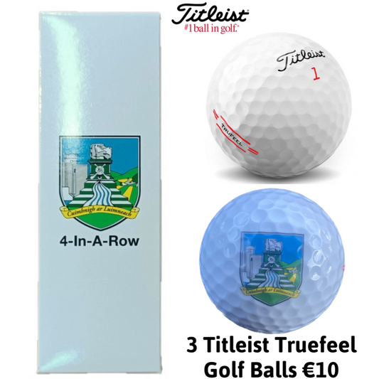 Titleist Trufeel Limerick 4 in a Row Golf Balls x 3