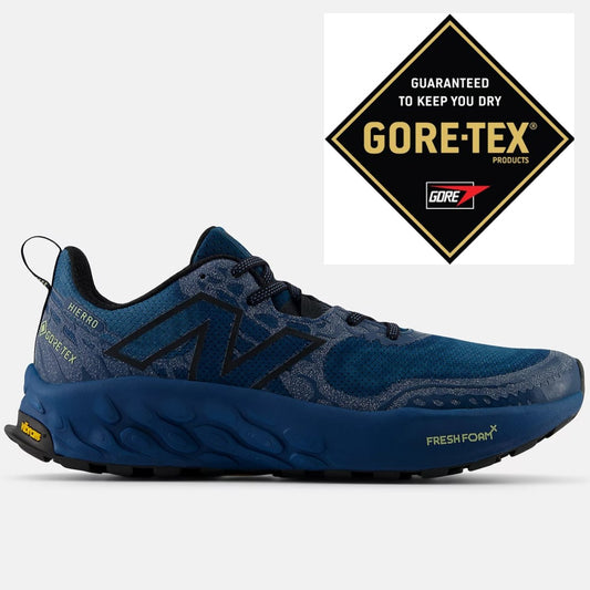 New Balance Hierro V8 GoreTex Trail Shoes Men's (Deep Sea Black)