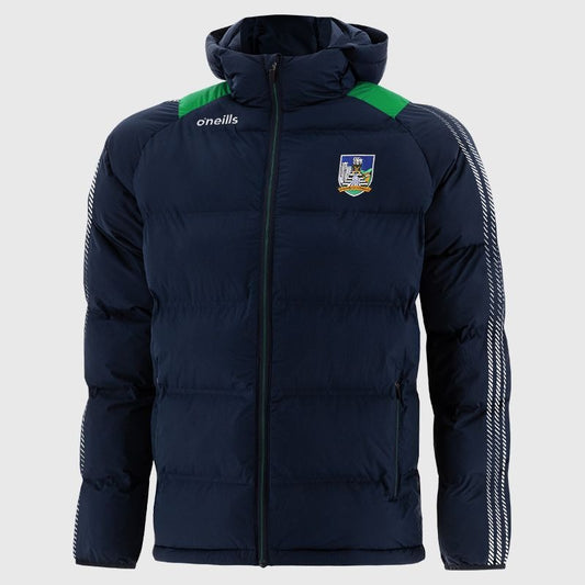 O'Neills Limerick GAA Dynamo Hooded Padded Jacket 72 Men's (Marine)