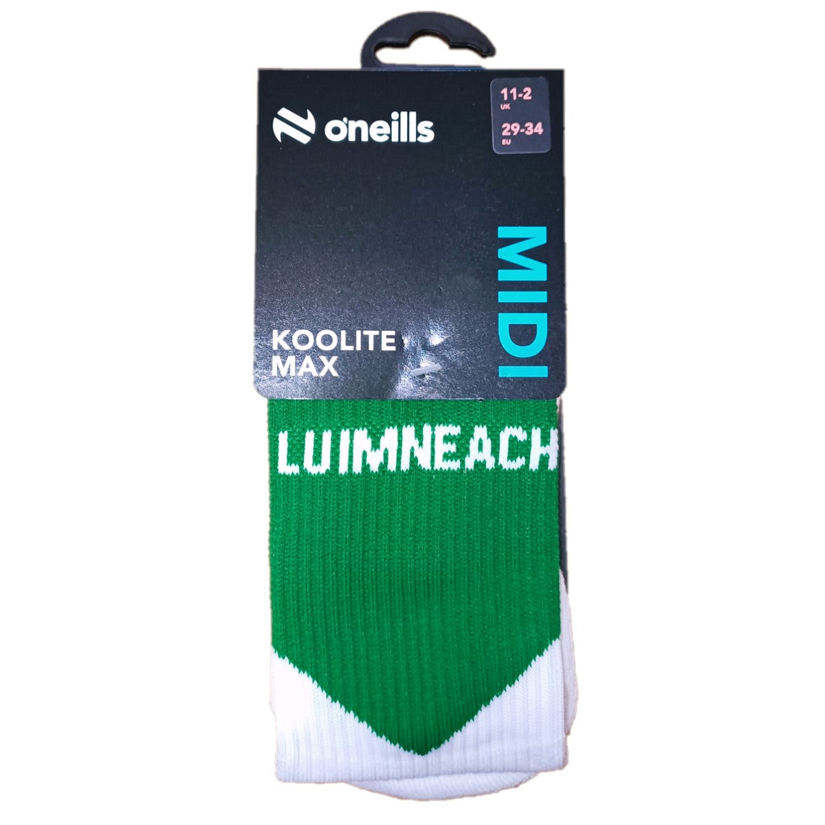 O'Neills Limerick GAA County Max Midi Socks (Green White)