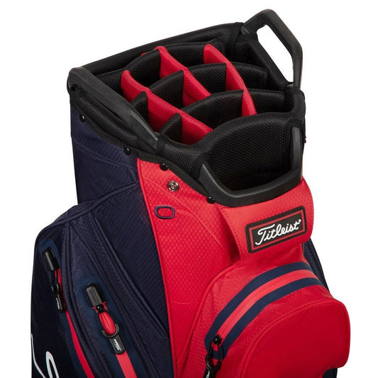 Titleist Stadry Cart 14 Golf Bag (Navy Red 46)