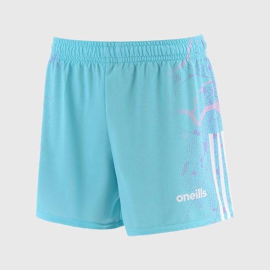 O'Neills Limerick GAA Goalkeeper Shorts 2025 Men's (White Lilac Sky)